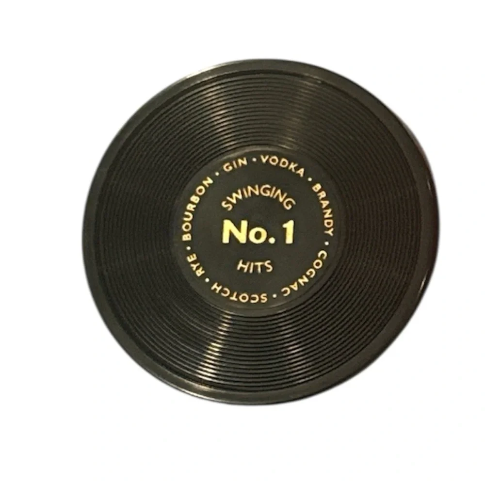 Restoration Warehouse Record Coasters Retro Vinyl Music Set